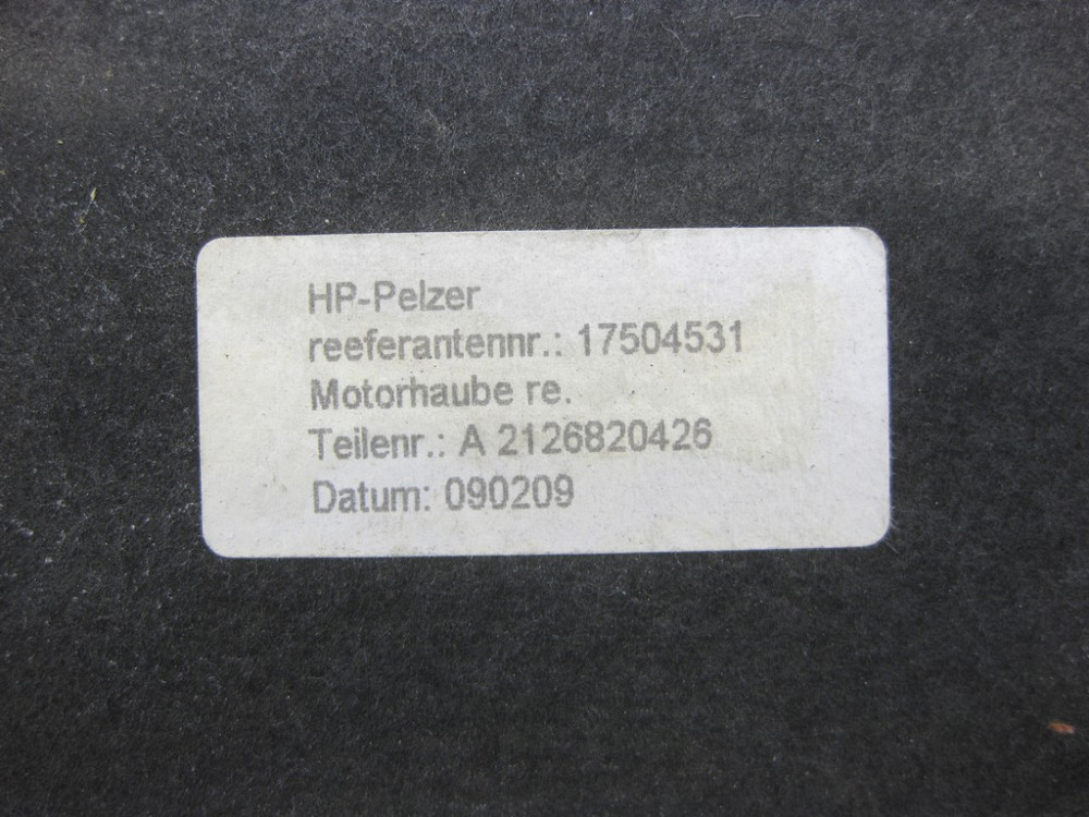 Mercedes-Benz  A2126820426 Шумоізоляція капота права E-class W212 E-class S212 Одеса - фото 7