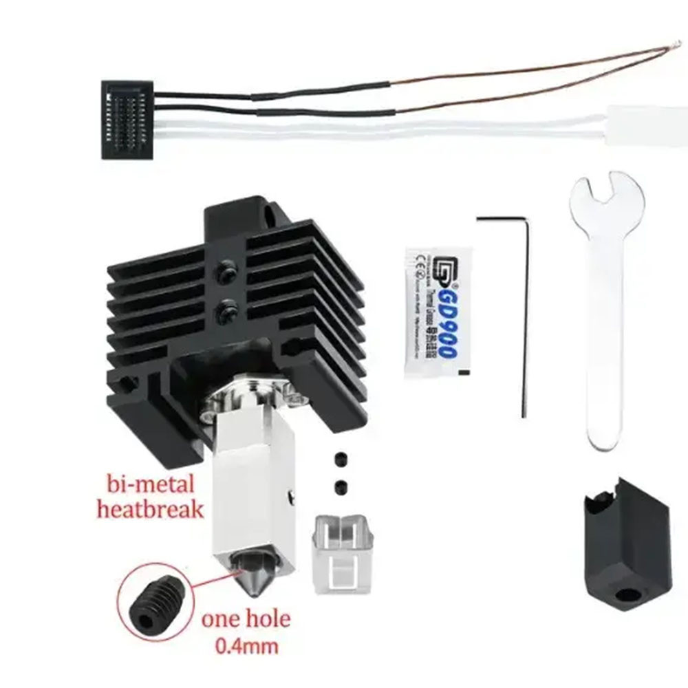 Улучшенный хотенд KINGROON для Bambulab P1P, P1S (биметаллическое горло, сопло из закаленной стали) Киев - изображение 1