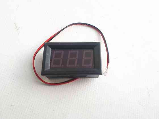 Вольтметр врізний 12V BIG (7.5-30V) Вінниця