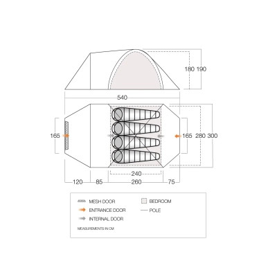 Намет Vango Mokala 450 Mineral Green (TETMOKALA000001) (930839) Вінниця - фото 7
