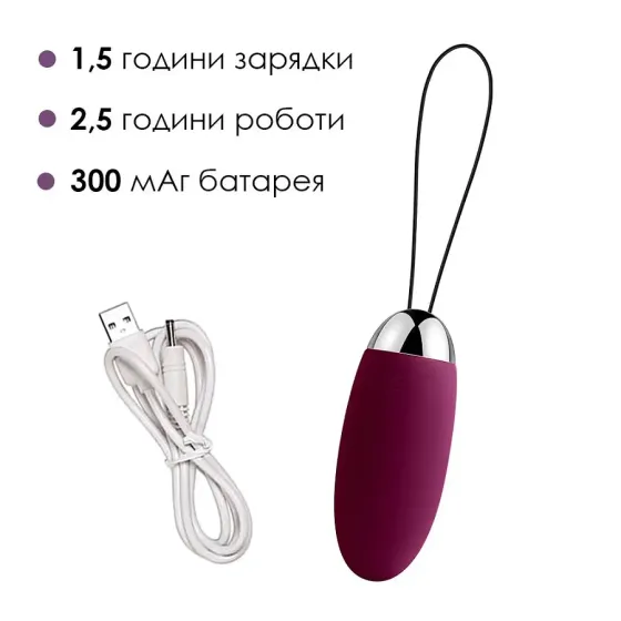 Віброяйце з пультом керування Svakom Elva Violet Львів