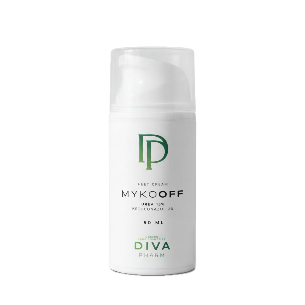 Крем противогрибковый, с мочевиной 15% MykoOFF (DivaPharm) 50 мл. Харьков - изображение 2