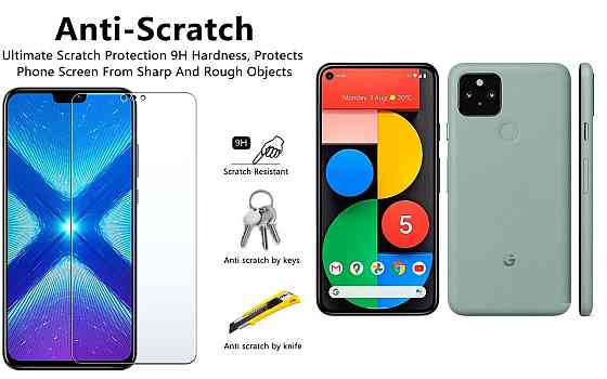 Защитное стекло NeoGlass для Google Pixel 5, Pixel 5a, Pixel 5a XL – ультрапрозрачное и устойчивое Киев