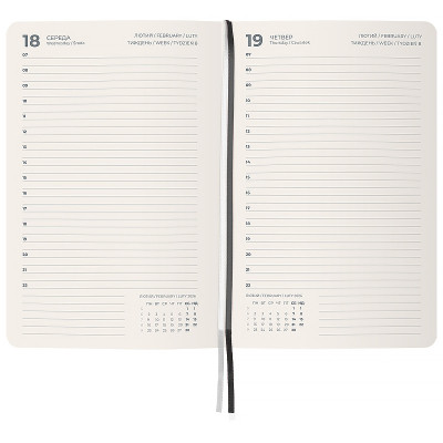 Еженедельник Axent датированный 2026 Partner City Soft, 145х210, серый (8821-26-06-A) Винница - изображение 3