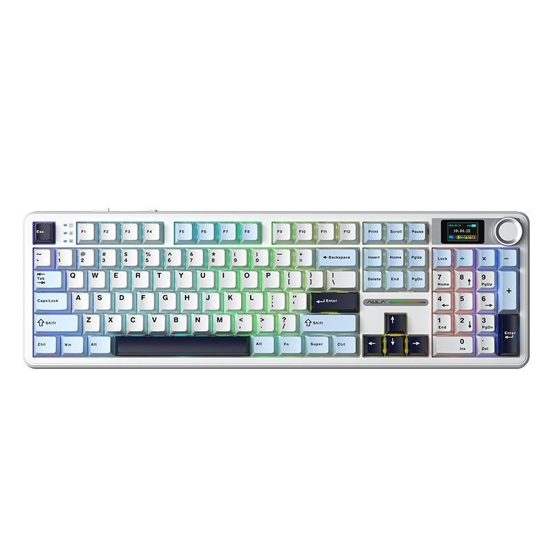 Клавіатура бездротова Aula F108 Pro White (6978080501318) ( 27476 ) Харків - фото 5