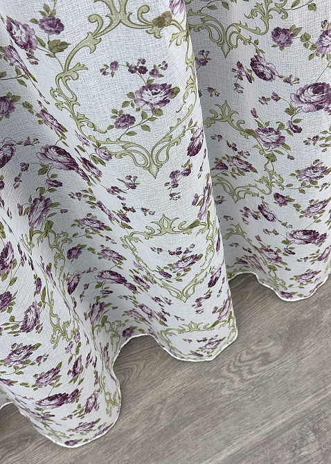 Тюль VR-Textil 1145т Flora Батист Разноцветный 300х270 см (40-905) Киев - изображение 8