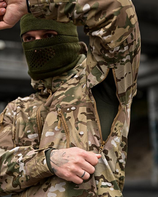 Демісезонний тактичний костюм софтшел APOCALYPSE мульткам ПП8157 Одеса - фото 17
