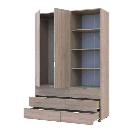 Шафа для одягу Doros Гелар Дуб сонома 2ДСП з пеналом 137.5х49.5х203.4 (DRS-011913) Львів