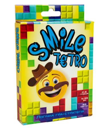 Настільна гра 30280 (укр) "Smile tetro", в кор-ці 9,1-11,5-2,2 см, шт Київ