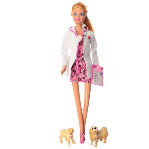 Лялька типу Барбі ветеринар DEFA 8346A з собачками в комплекті Вінниця