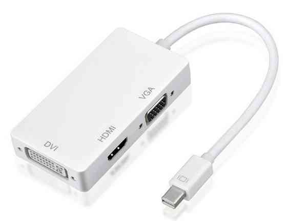 Перехідник mini DisplayPort M --> HDMI/VGA/DVI (24+5), FHD 1080p Вінниця
