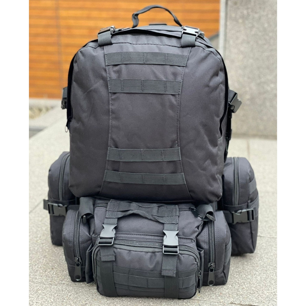 Тактический рюкзак для выживания 50л, Военный походный рюкзак Тактический солдатский VY-40 Львов - изображение 18