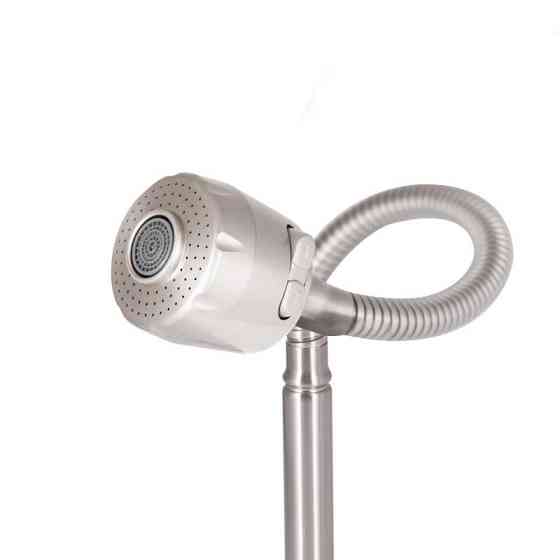 Змішувач для кухні Lidz Aria 015F41 з гнучким виливом (k35) LDARI015F41NKS45306 Nickel Київ