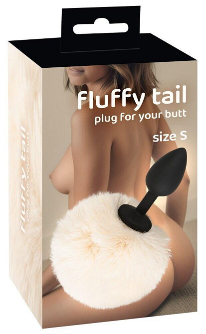 Анальна пробка FLUFFY BUNNY TAIL Sex Aura Київ - фото 2
