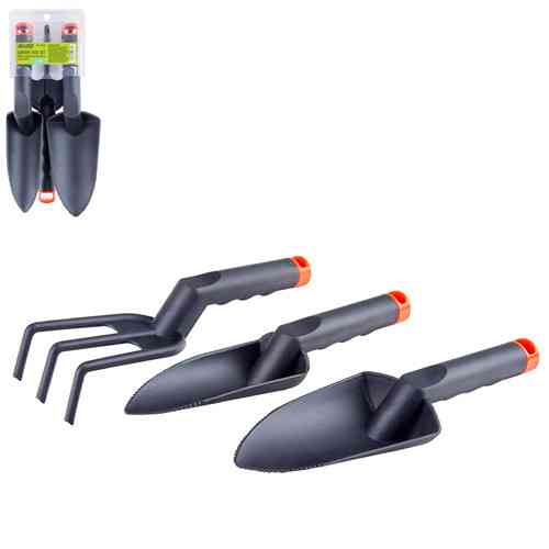 Набір садових інструментів, 3 предмети (пластик) Alloid Одеса