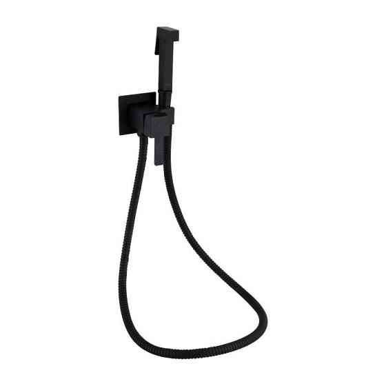 Гигиенический душ из латуни Qtap Inspai-Varius прямоугольный QT259710842859NB Black Matt Харьков
