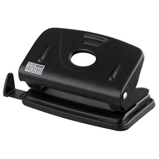 Дырокол Buromax metal, 10sheets, black (BM.4036-01) Винница