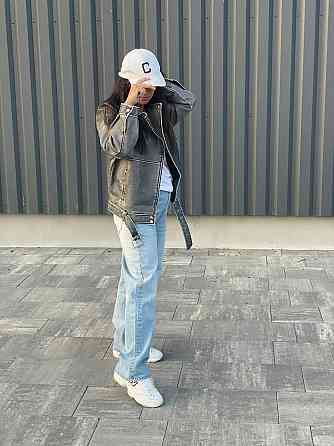 Женская куртка оверсайз Серый L Харьков