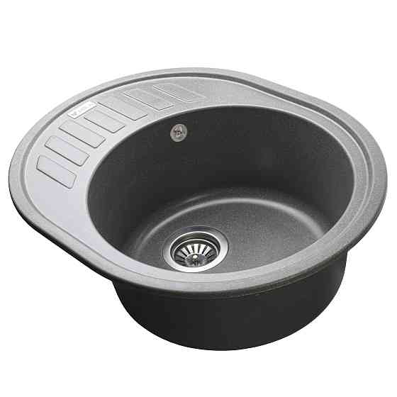 Гранітна мийка Mira ARNICA сірий 620 х 500 мм Київ