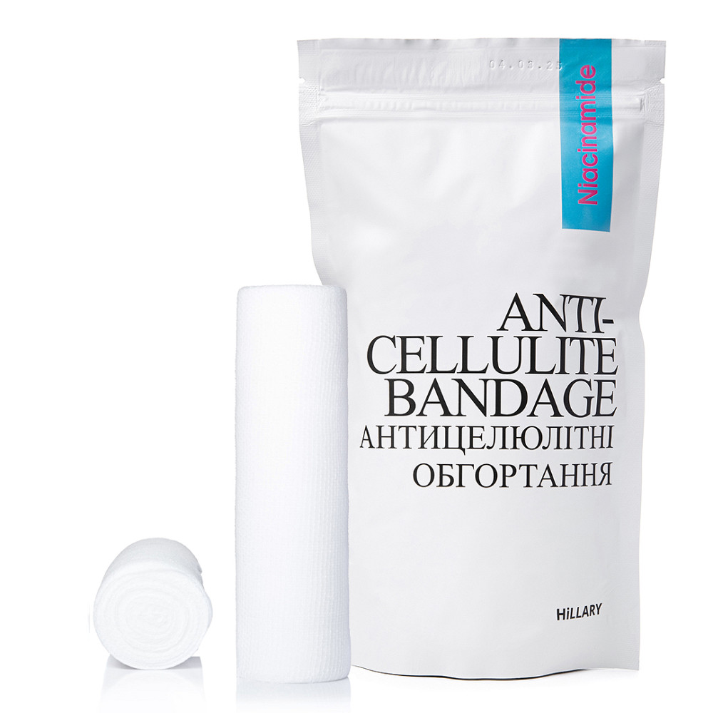 Антицелюлітні моделюючі обгортання для тіла з ніацинамідом Niacinamide Cold Slim Hillary Київ - фото 15