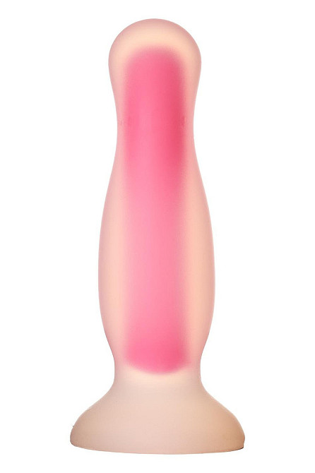 Анальная пробка люминесцентная Dream Toys RADIANT Glow In The Dark розовая, L Sex Aura Киев - изображение 2