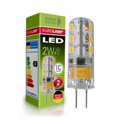 Лампочка Eurolamp LED силикон G4 2W 4000K 220V (LED-G4-0240(220)) Вінниця