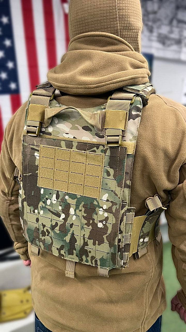 Тактическая плитоноска с системой Molle (без плит) Мультикам Киев - изображение 5
