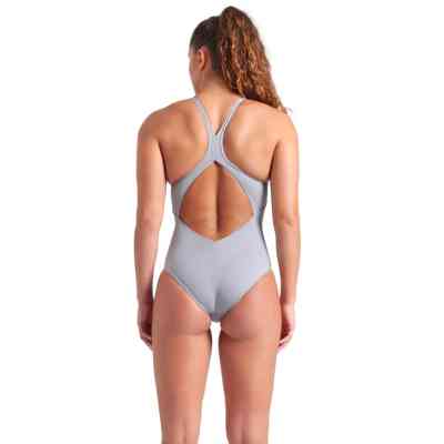 Купальник Arena Trail Swimsuit V Back 009022-520 Сірий 38 (3468337535959) Вінниця