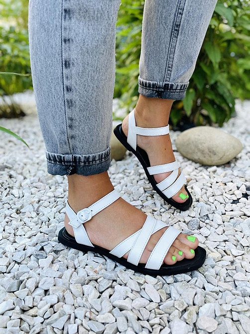 Rosta Босоніжки жіночі ROSTA 1044 білі (літо, шкіра натуральна) (5143) Коломия - фото 9