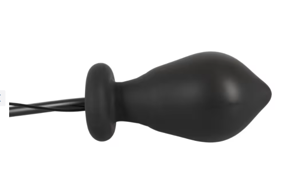 Анальна вібропробка Inflatable Vibrating Butt Plug Sex Aura Київ
