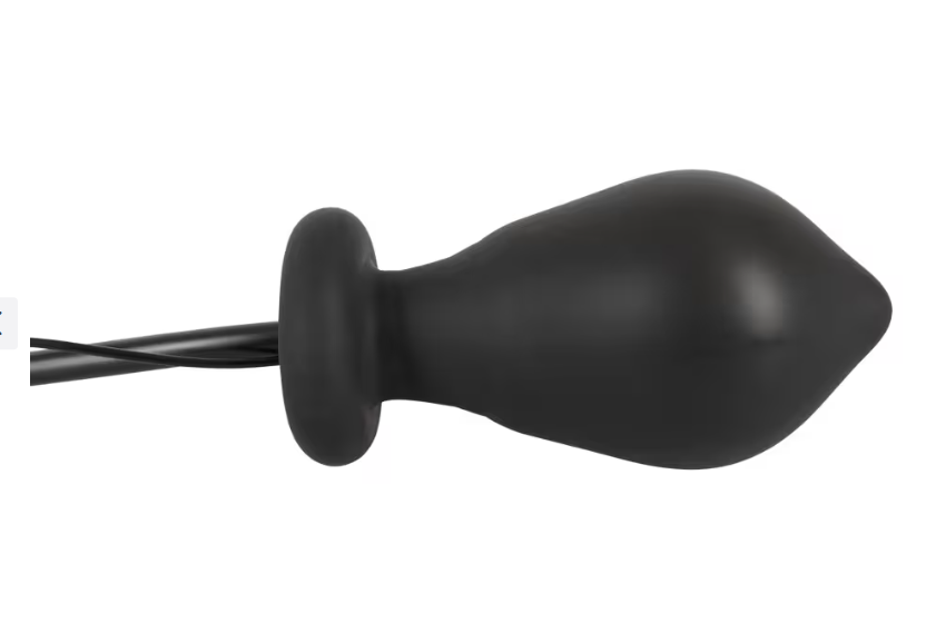 Анальна вібропробка Inflatable Vibrating Butt Plug Sex Aura Київ - фото 6