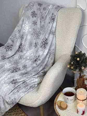 Ecotton Плед Ecotton 220х240 см Well Soft новорічний сірий Сніжинка (24186) Коломия