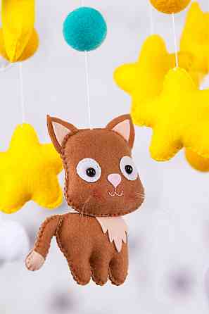 Мобіль на ліжечко WoollyFox «Кошенята» Киев