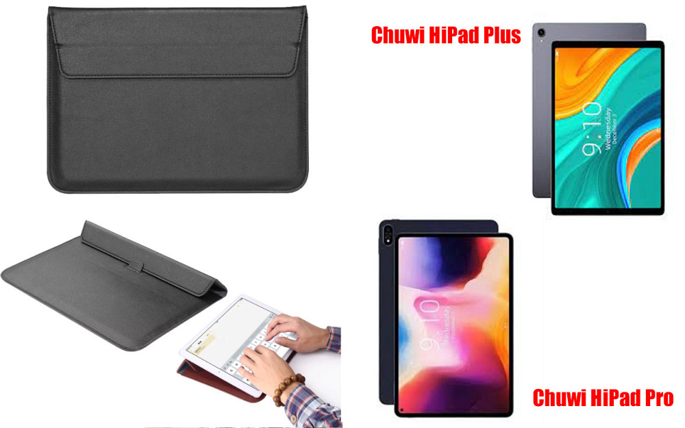 Чохол-конверт VitoCase для Chuwi HiPad Plus, з функцією підставки для планшета Чорний Київ - фото 1