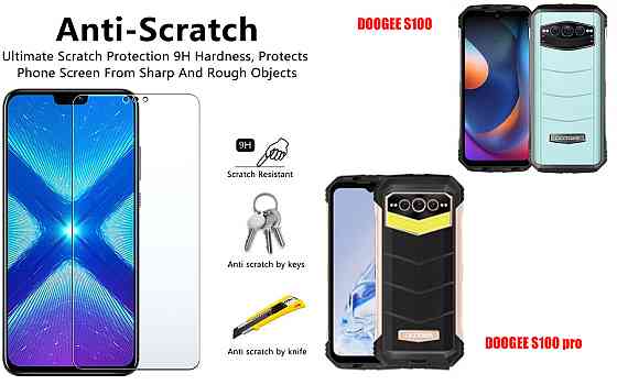 Защитное стекло NeoGlass для DOOGEE S100, S100 pro – ультрапрозрачное и устойчивое Киев
