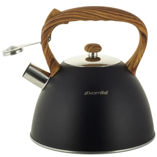 Чайник 3л нержавіюча сталь зі свистком з ручкою 