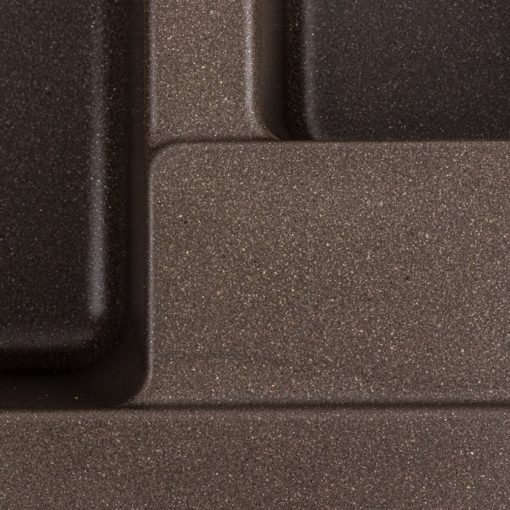 VALESO Гранітна мийка для кухні VALESO TOSKANA 7850W матова Темна скеля Київ - фото 8