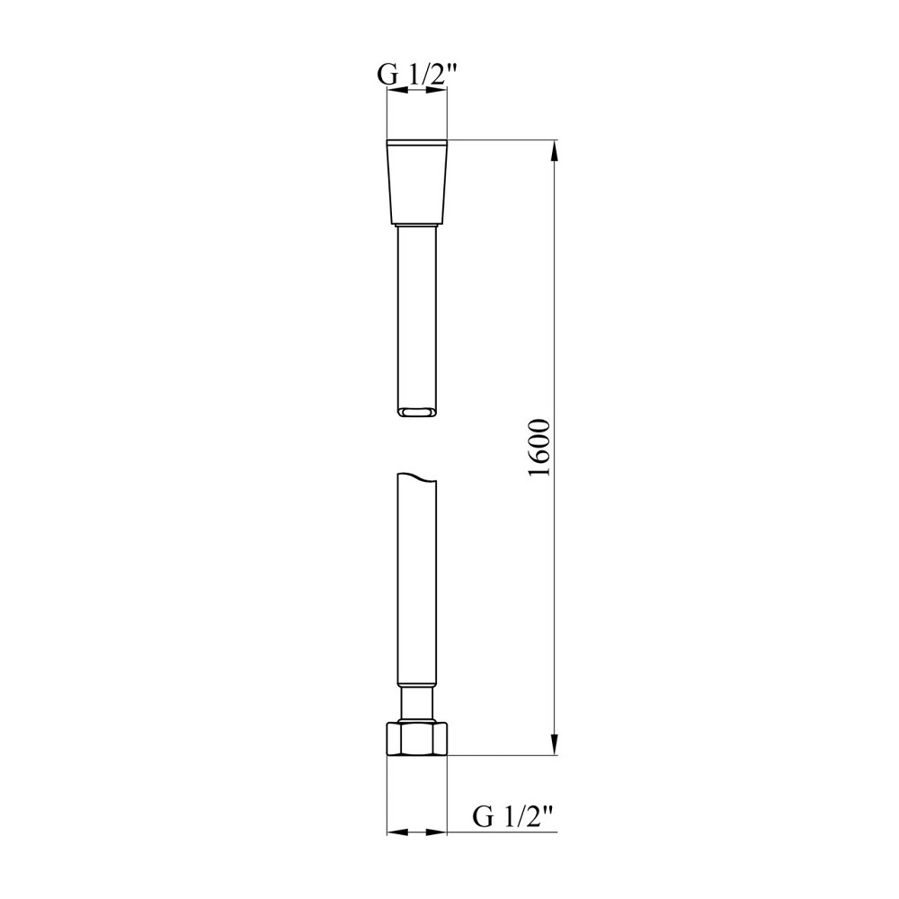 Шланг для душа Kroner KRM - GRP607 Anti-Twist 160 см Киев - изображение 2