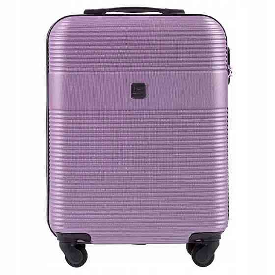 Валіза пластикова WINGS 5398 мікро 52 см світло-фіолетова Київ