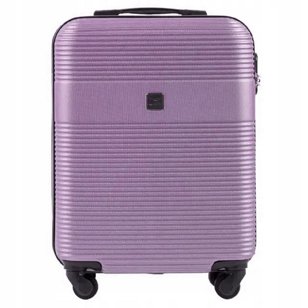 Валіза пластикова WINGS 5398 мікро 52 см світло-фіолетова Київ - фото 2