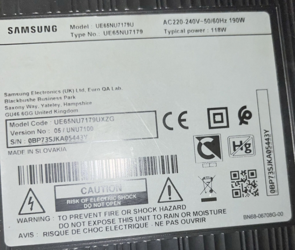 Телевізор Samsung 65" Київ - фото 1