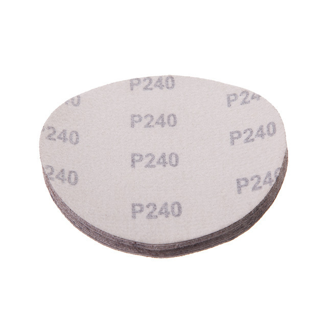 Круг наждаковий на липучці 125 мм, папір клас E, щільність 220 г/м², К240, 10 од. INTERTOOL BT-0566 Київ - фото 7