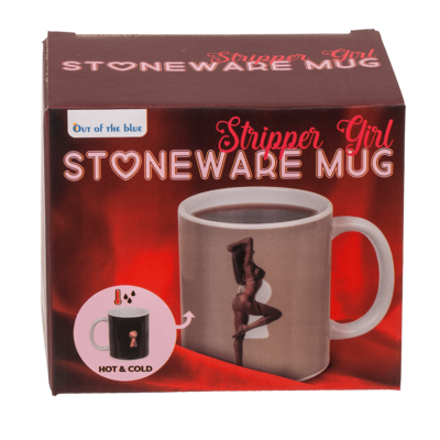 Чашка з термоефектом Stoneware Mug Stripper Girl, 300 мл Sex Aura Київ