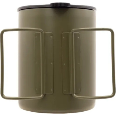 Чашка туристическая Tramp зі складаними ручками та поїлкою 500 мл Olive (UTRC-142-olive) Винница - изображение 2