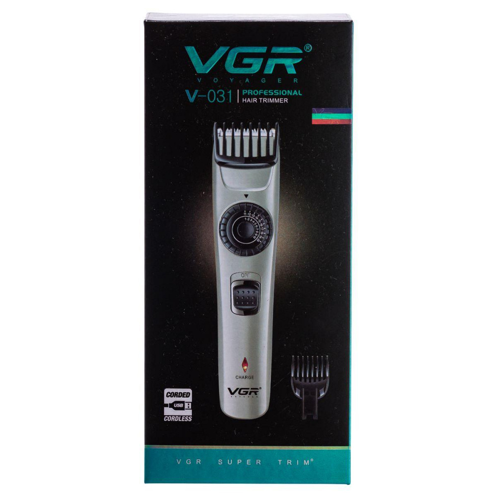 Аккумуляторная машинка для стрижки волос и бороды VGR Киев - изображение 6