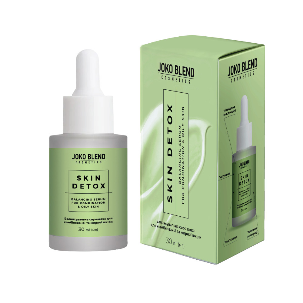 Балансувальна сироватка для комбінованої та жирної шкіри Skin Detox Joko Blend 30 мл Київ - фото 1