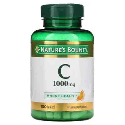 Вітамін Nature's Bounty Вітамін C, 1000 мг, Vitamin C, 100 каплет (NRT01707) Вінниця
