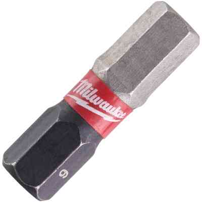 Набор бит Milwaukee SHOCKWAVE, Hex6, 25мм, 2шт (4932430897) Винница