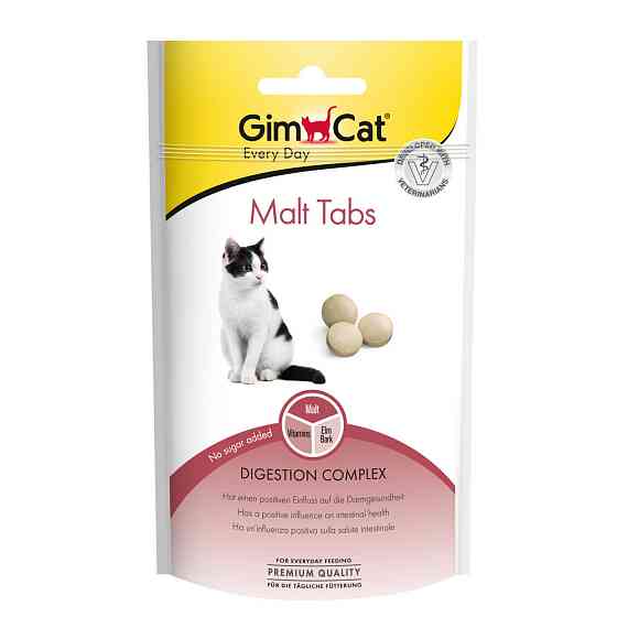 Витамины GimCat Every Day Malt Tabs для котов, 40 г Винница