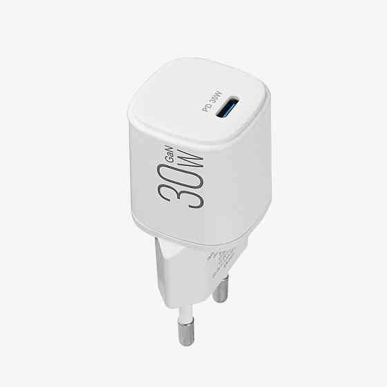 Сетевое зарядное устройство Brevia ePowerGaN PD30W USB-C белый Львов